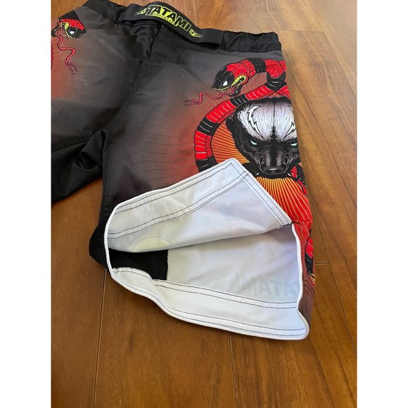 TATAMI FIGHTWEAR Boxing Martial Arts MMA Snake Drawstring Mens Shorts size 36 - Picture 6 of 12